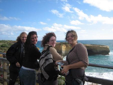 Die Maedels nochmal von links Marcia, Georgia, Dympna, Kimberly.