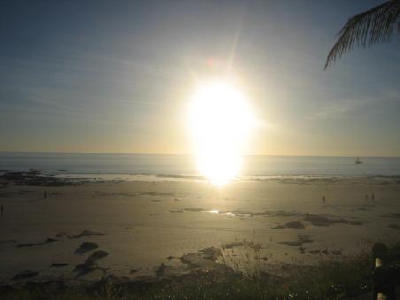 Sonnenuntergang am Cable Beach.
