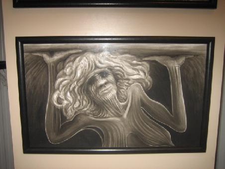 Eine der vielen "Dreamtimestories" der Aboriginal People besagt das diese Frau die "Schoepferin" der Tiwi Islands ist.