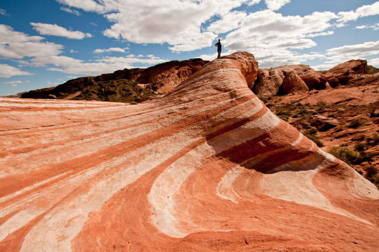Die Fire Wave - verstecktes Warzeichen im Valley of Fire State Park in Nevada