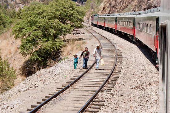 Bahnstation entlang des "El Chepe", wie man die Bahnlinie liebevoll nennt