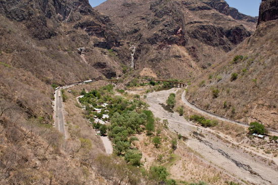 Eine von zahlreichen 180°-Kehren