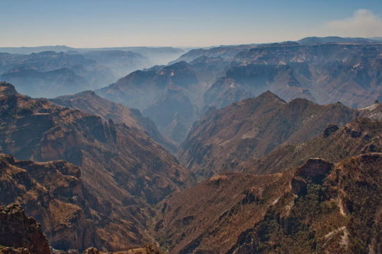 Barranca del Cobre - der Kupfercanyon hat seinen Namen vom rötlichen Vulkangestein