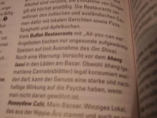 danke fuer den hinweis lieber reisefuehrer besonders geil finde ich den satz "wenn man nicht daran gewoehnt ist" brueller