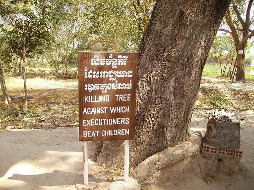 killing fields bei phnom pehn. ohne worte...