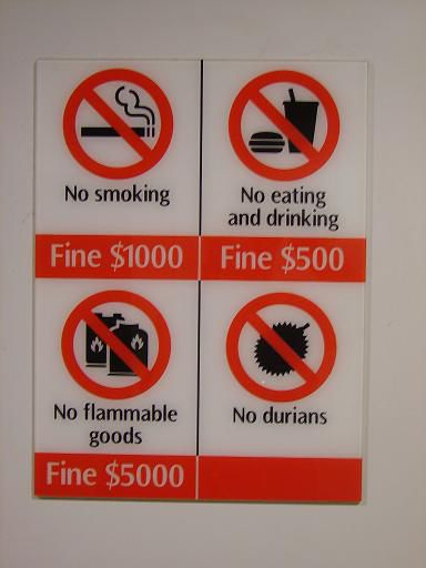 in der mrt sind keine durians erlaubt *g*. ihr erinnert euch an die stinkefrucht, von der ich erzaehlt hatte?