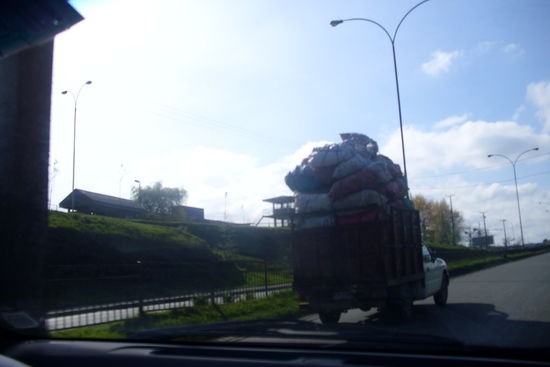 Warum zweimal fahren, wenn man stapeln kann 