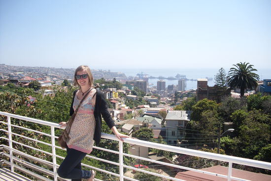 Auf der Terasse von Pablo Neruda, dem chilenischen Goethe