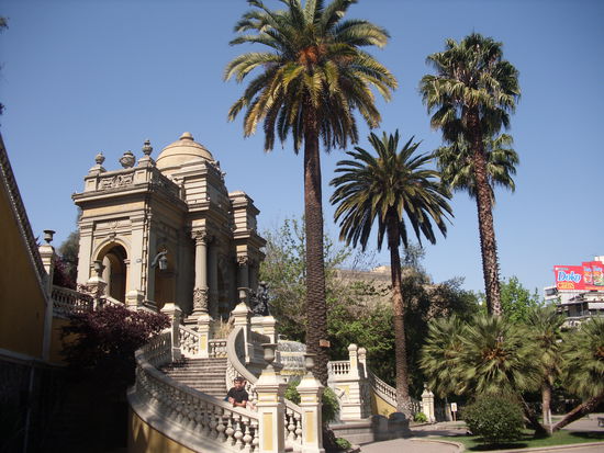 Eingang zum Cerro Santa Lucía