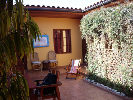 Innenhof direkt vor unserem Zimmer