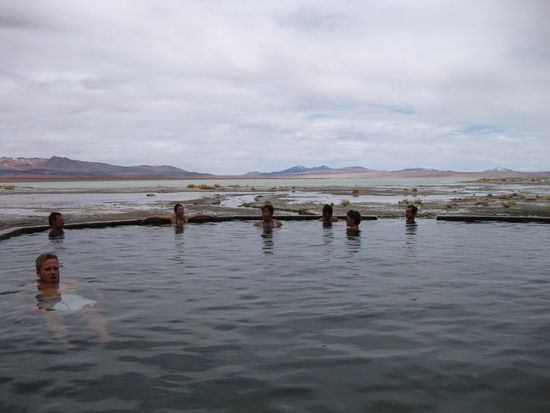 Bad in den heissen Quellen