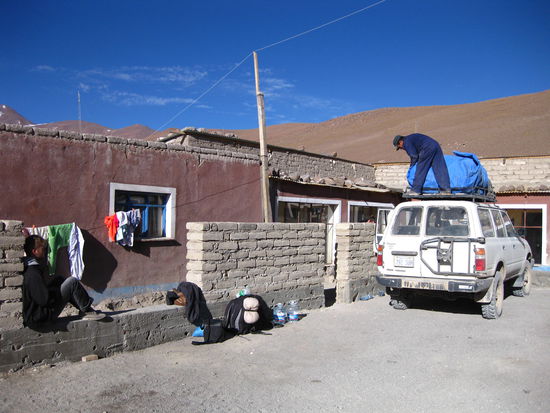 Unsere Bleibe fuer die erste Nacht