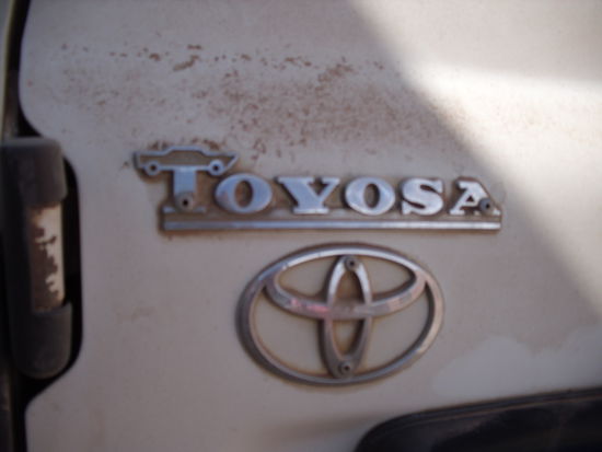 Zum ersten Mal wurde uns bewusst, dass wir TOYOSA fahren...