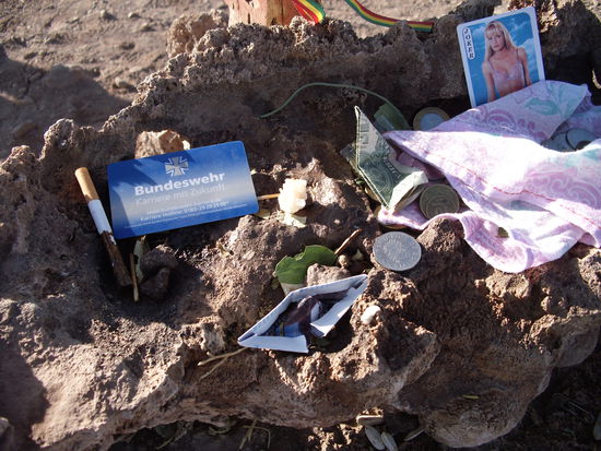 Die Bundeswehr war auch schon da.