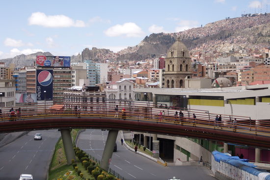 Blick vom Hotelbalkon