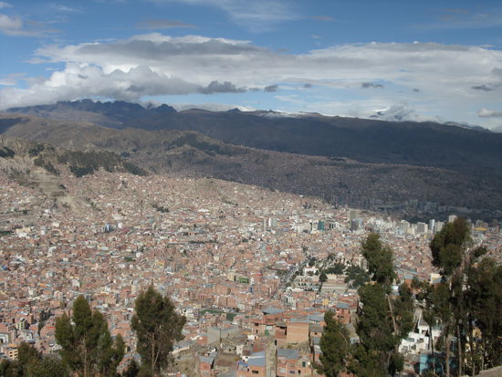 Blick ueber La Paz