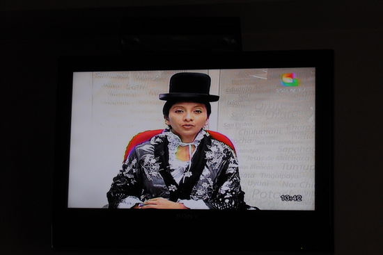 ...selbst im Fernsehen .