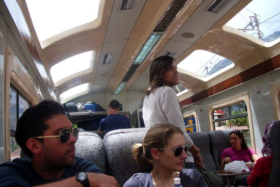 "Backpacker-Klasse" im Zug