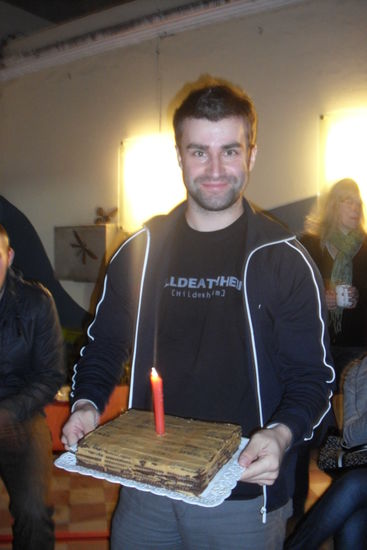 Der megasuperduper Geburtstagskuchen, natürlich mit jeder Menge "Dulce de Leche"