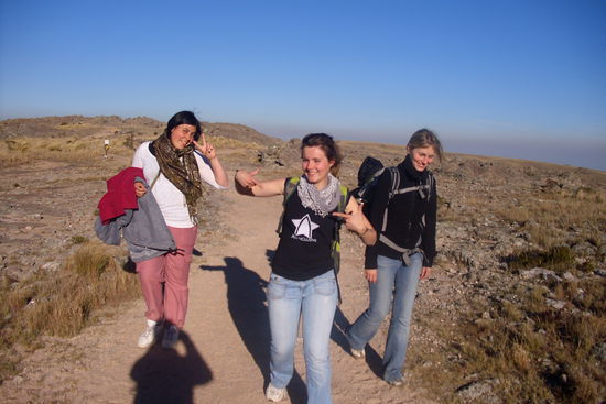 Ohne Wind wurde es auf dem Rueckweg doch ganz schoen warm