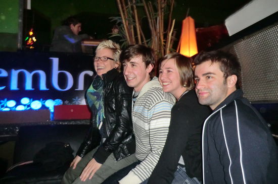 Abschied von Nico aus Amerika in der Bowlingbahn...