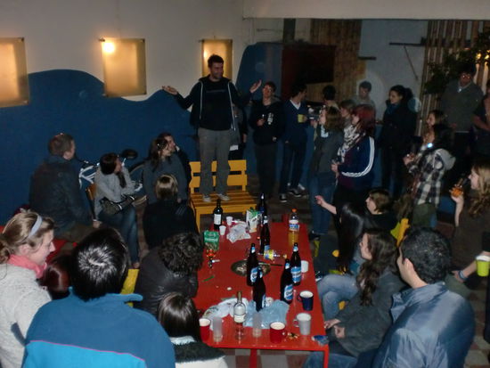 Andi hält seine Geburtstagsrede