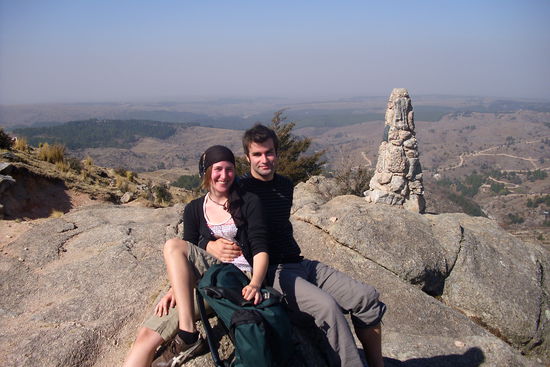 Erstes Ziel "Cerro Wank"...immerhin 1715m, naja es gibt grössere Herausforderungen 