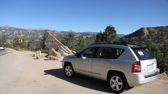 Der SUV für den ersten Teil der Reise von Denver über die Rocky Mountains, Moab, die Traumstrasse "Utah-Highway 12" und den Burr Trail nach Las Vegas.