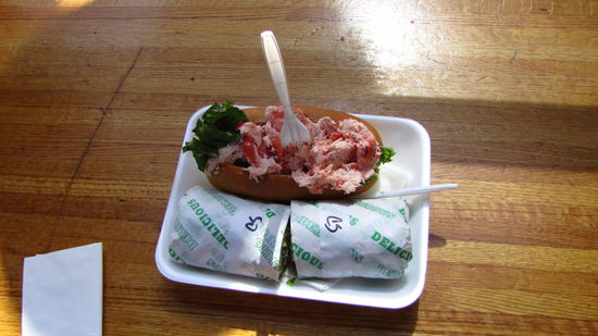 Lobster Roll anstatt Fischbrötchen.