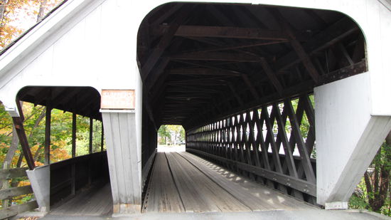Natürlich geht es nicht ohne die obligatorischen Covered Bridges.