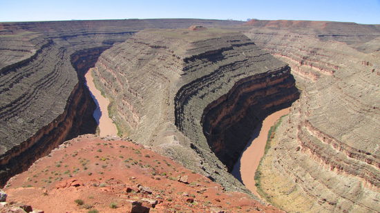 Der Gooseneck State Park.