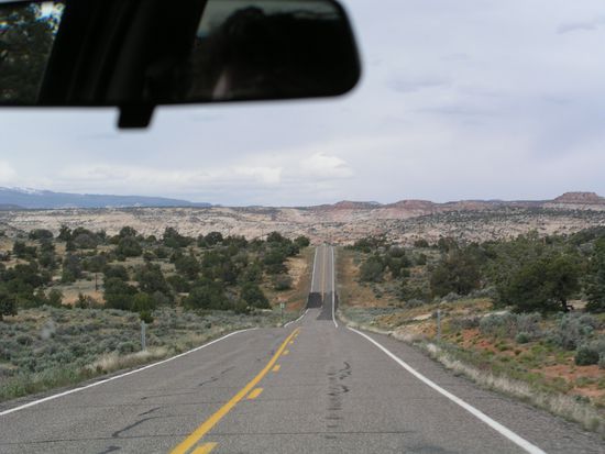 Immer geradeaus. Abzweigemöglichkeiten gibt es nicht.