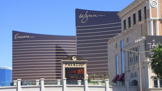 Doppelhotel Wynn und Encore - absolute Luxuspaläste, aber für jeden zugänglich.