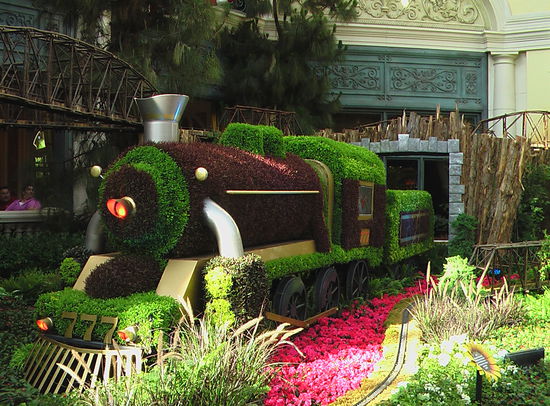 Blumenpracht im Bellagio. 