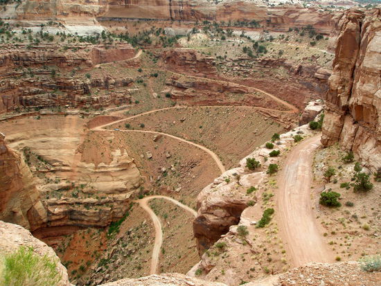 Hier ist der Shafer Trail schon besser zu erkennen.