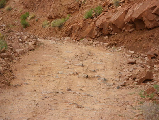 So schlimm sah das von oben gar nicht aus.