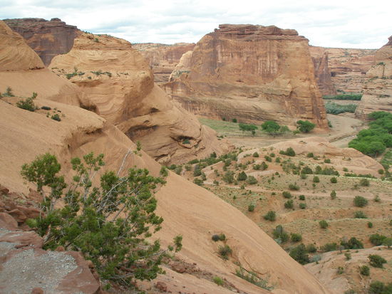 Unten im Canyon leben noch viele Indianer.