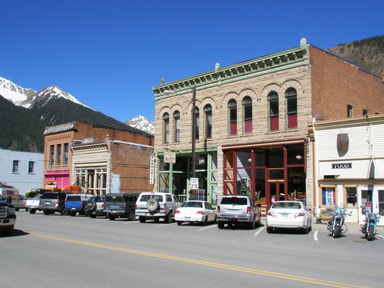 Silverton - eine alte Goldgräberstadt.