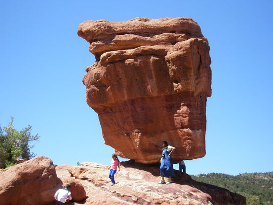 "Garden of the Gods" in Colorado Springs.