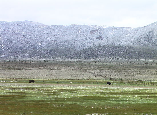Auf der Fahrt wurden wir immer wieder von Schneefällen überrascht.