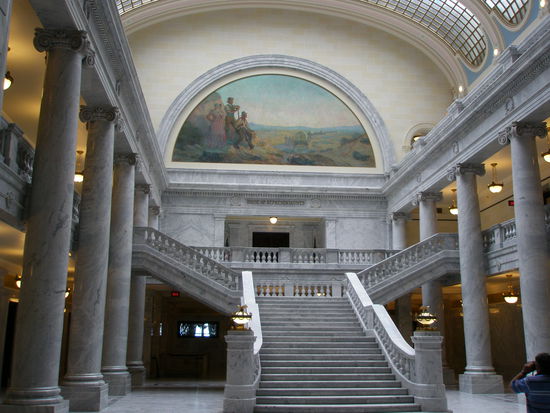 Es ist immer wieder beeindruckend, ein Gebäude wie das Capitol von innen anzuschauen.