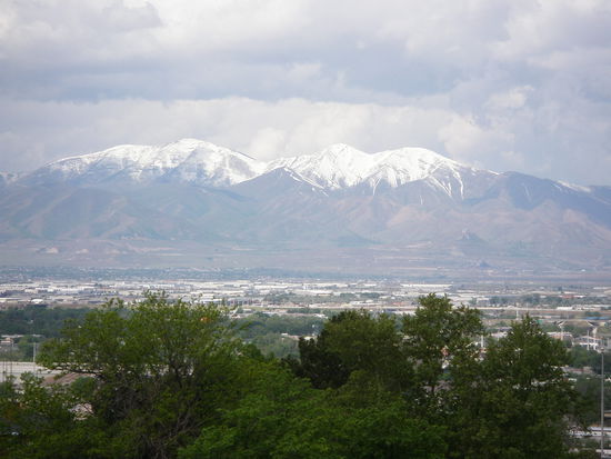 In diesen Bergen fanden Olypische Winterspiele statt.