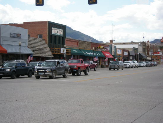 Typisch amerikanisches Straßenbild: Cody.