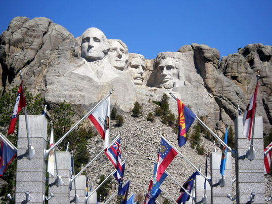 Mount Rushmore - man muss Amerikaner sein, um den Rummel zu verstehen.