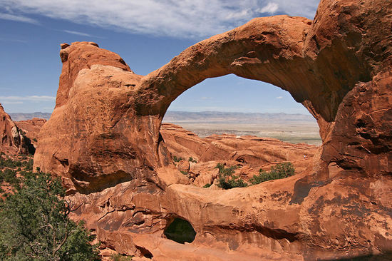 Und hier ist sie: die Double-O-Arch.