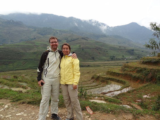 Wie gesagt es wahr sehr kalt. Marcel ist sogar noch den Abhang runtergerutscht weil es so glitschig war.