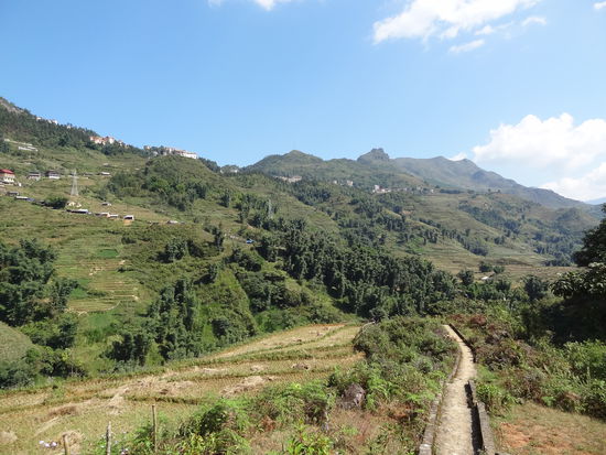 Am zweiten Tag hatten wir super Wetter und die Aussicht was der Hammer.