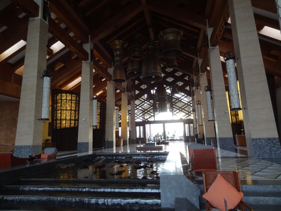 Wow... nicht schlecht, die Lobby im Hotel