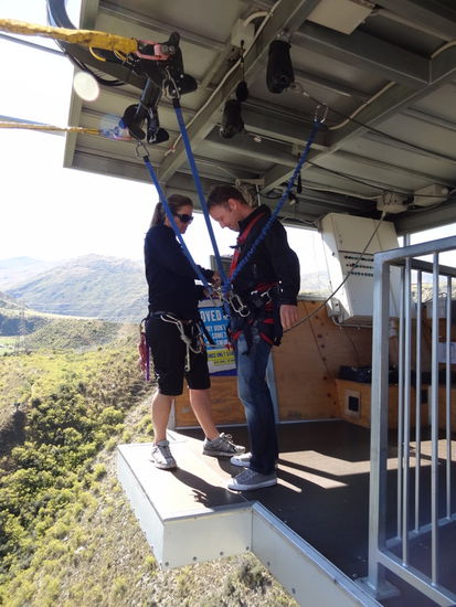 Marcel beim "einklinken"