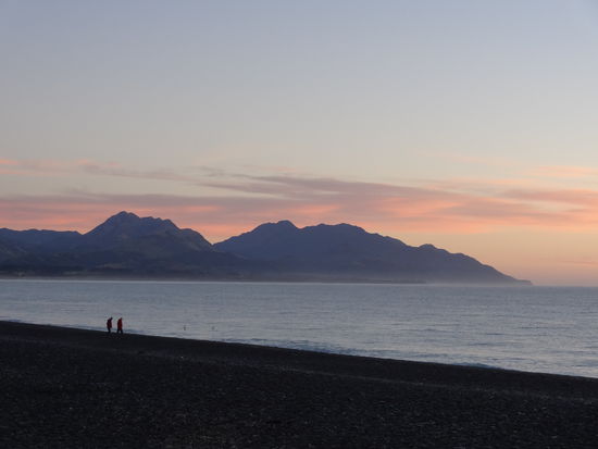 Am nächsten Tag ging es los auf unsere Waltour- mit einem wunderschönen Sonnenaufgang